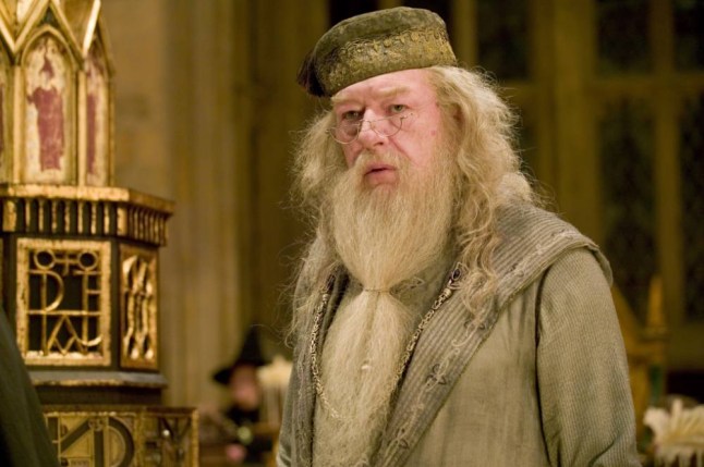 Film: Harry Potter and the Goblet of Fire.     (2005) MICHAEL GAMBON as Headmaster Albus Dumbledore in Warner Bros. Pictures Harry Potter and the Goblet of Fire.  PHOTOGRAPHS TO BE USED SOLELY FOR ADVERTISING, PROMOTION, PUBLICITY OR REVIEWS OF THIS SPECIFIC MOTION PICTURE AND TO REMAIN THE PROPERTY OF THE STUDIO. NOT FOR SALE OR REDISTRIBUTION ACTORS, FILMS