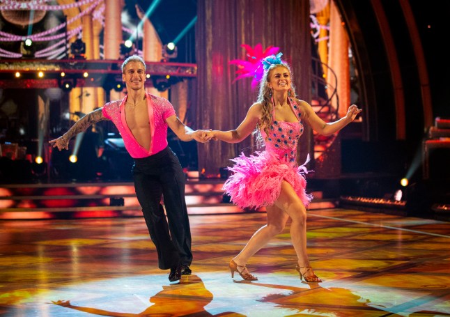 EMBARGOED TO 2115 SATURDAY OCTOBER 24 For use in UK, Ireland or Benelux countries only BBC handout photo of Maisie Smith and Gorka Marquez during the dress rehearsal for Saturday's programme in the BBC1 dancing contest, Strictly Come Dancing. PA Photo. Picture date: Saturday October 24, 2020. See PA story SHOWBIZ Strictly. Photo credit should read: Guy Levy/BBC/PA Wire NOTE TO EDITORS: Not for use more than 21 days after issue. You may use this picture without charge only for the purpose of publicising or reporting on current BBC programming, personnel or other BBC output or activity within 21 days of issue. Any use after that time MUST be cleared through BBC Picture Publicity. Please credit the image to the BBC and any named photographer or independent programme maker, as described in the caption.