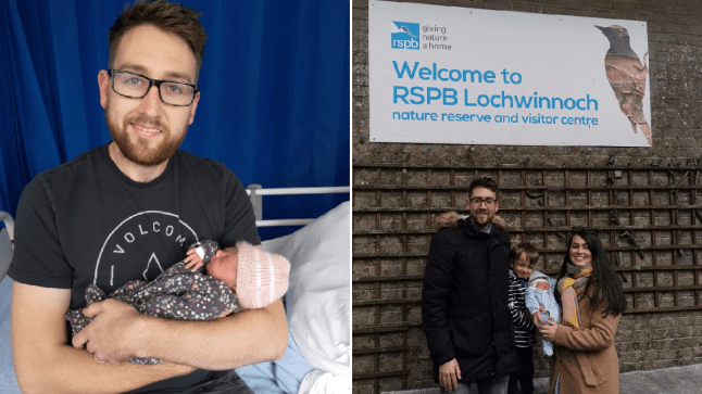 dad forced to deliver baby girl nature reserve