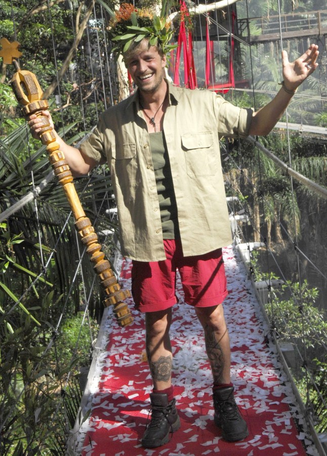 Mandatory Credit: Photo by REX/Shutterstock (3414352k) Winner Kian Egan at the 'Iacgmooh' jungle camp 'I'm A Celebrity Get Me Out Of Here' TV Programme, Australia - 09 Dec 2013