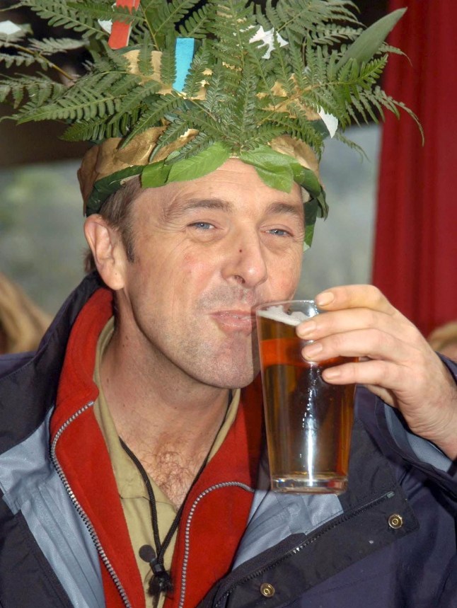 Mandatory Credit: Photo by Brian Cassey/REX/Shutterstock (417094h) Phil Tufnell downs a welcome pint after being crowned 'King of the Jungle' 'I'M A CELEBRITY GET ME OUT OF HERE' TV SHOW, QUEENSLAND, AUSTRALIA - 13 MAY 2003