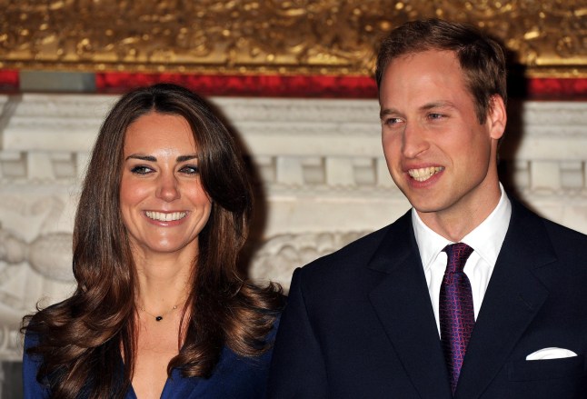 File photo dated 16/11/10 of Prince William and Kate Middleton, during a photocall in the State Apartments of St James's Palace, London to mark their engagement. The Duchess of Cambridge will have spent a decade as an HRH when she and the Duke of Cambridge mark their 10th wedding anniversary on Thursday. Issue date: Wednesday April 28, 2021. PA Photo. See PA story ROYAL Kate. Photo credit should read: John Stillwell/PA Wire