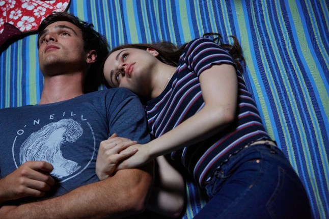 THE KISSING BOOTH 3 (2021) Jacob Elordi as Noah and Joey King as Elle. Cr: Marcos Cruz/NETFLIX