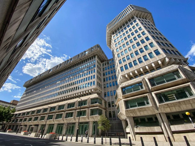 LONDON, ENGLAND - JULY 20: General view of the 102 Petty France street, which is to be used as a 'Nightingale Court', on July 20, 2020 in London, England. Ten sites across England and Wales are due to host so-called 'Nightingale Courts' to help deal with the backlog of cases brought on by the closure of courts following the Coronavirus outbreak. (Photo by Peter Summers/Getty Images)