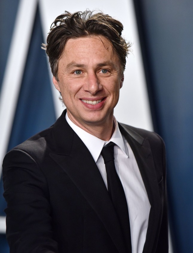 Mandatory Credit: Photo by Chris Chew/UPI/REX/Shutterstock (12429285cw) Zach Braff arrives for the Vanity Fair Oscar party at the Wallis Annenberg Center for the Performing Arts in Beverly Hills, California on February 9, 2020. Academy Awards 2020, Beverly Hills, California, United States - 10 Feb 2020