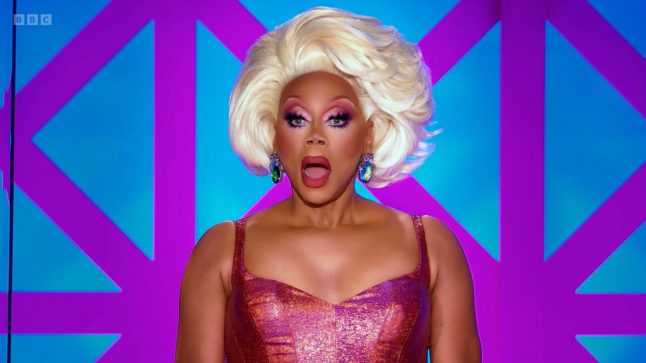 RuPaul on Drag Race UK Vs The World (Picture: BBC Three)