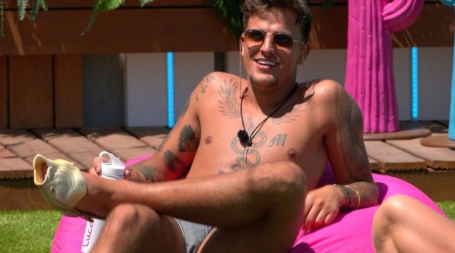 Luca Bish on Love Island (Picture: ITV/Rex/Shutterstock)