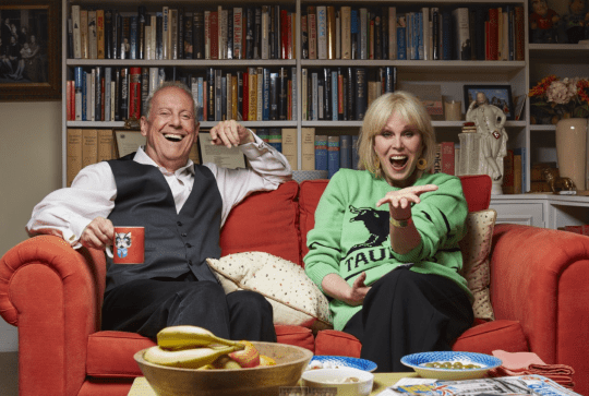 Joanna Lumley on Gogglebox