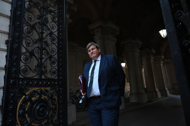 Britain's Education Secretary Kit Malthouse arrives at 10 Downing Street in central London on September 7, 2022, ahead of a meeting of the Government's newly appointed Cabinet. - Britain's newly appointed Prime Minister Liz Truss unveiled her new top team as she formally took over from Boris Johnson, with no place for white men in any of the three senior-most cabinet posts for the first time ever. (Photo by JUSTIN TALLIS / AFP) (Photo by JUSTIN TALLIS/AFP via Getty Images)