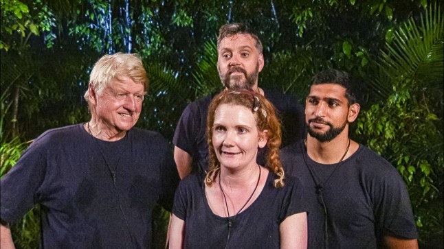 Editorial use only Mandatory Credit: Photo by REX/Shutterstock (9258015gq) Challenge: Rank Taxi - Stanley Johnson, Jennie McAlpine, Iain Lee and Amir Khan 'I'm a Celebrity... Get Me Out of Here!' TV Show, Series 17, Australia - 05 Dec 2017