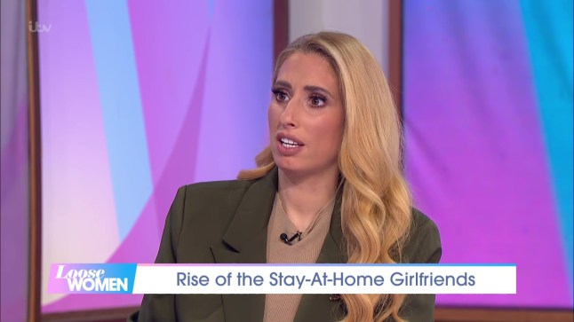 Stacey Solomon clashes with Kaye Adams over 'stay-at-home' girlfriends as Loose Women argue over 'women's right to choose' ITV