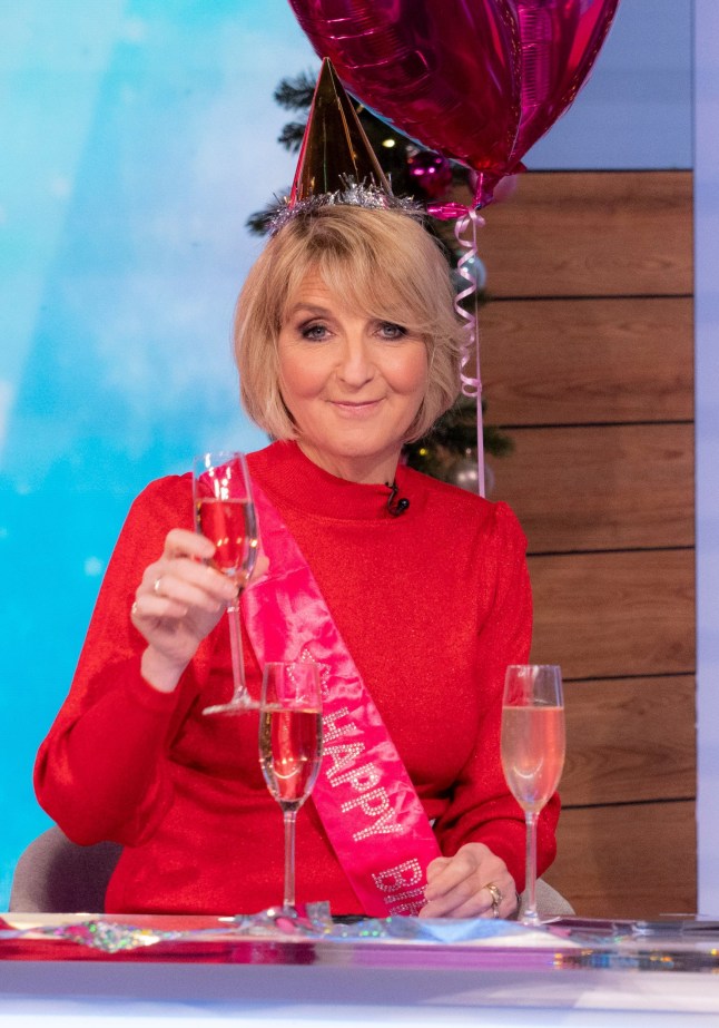 Editorial use only Mandatory Credit: Photo by Ken McKay/ITV/Shutterstock (13686372ad) Kaye Adams 'Loose Women' TV show, London, UK - 28 Dec 2022