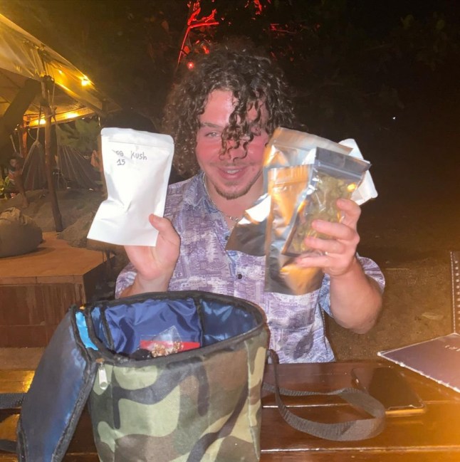 Outnumbered Daniel Roche has posed with a huge stash of ?drugs? on Instagram.