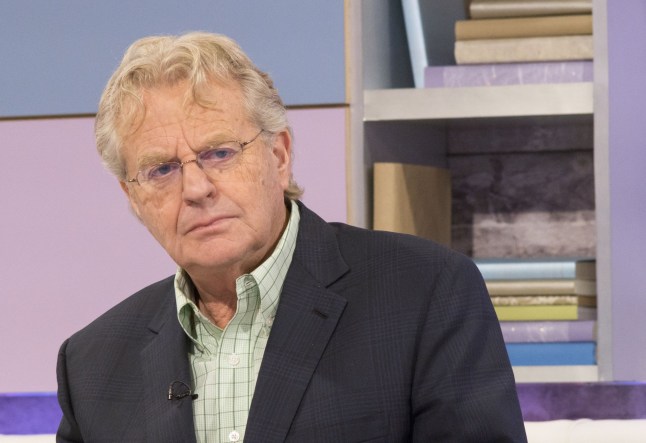 Editorial use only Mandatory Credit: Photo by Steve Meddle/Shutterstock (3612694ba) Jerry Springer 'Loose Women' TV Programme, London, Britain - 28 Feb 2014