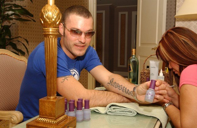 Brian Austin Green during Johnnie Walker Blue Label Hosts Gentlemans Suite for 2004 Billboard Music Awards at The Bellagio Hotel and Casino Resort in Las Vegas, Nevada, United States. (Photo by Denise Truscello/WireImage for Bragman Nyman Cafarelli)