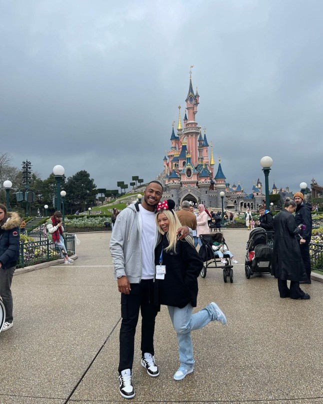 Strictly lovebirds Molly Rainford and Tyler West snuggle up during adorable Disneyland Paris trip disney dump ?i?m missing it already!!! best weekend evaaa