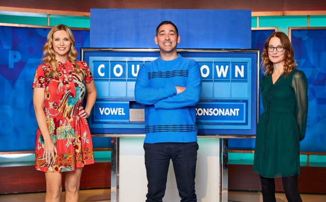 Undated handout photo issued by Channel 4 of the Countdown team (left to right) Rachel Riley, Colin Murray and Susie Dent. TV and radio presenter Colin Murray has been named the new permanent host of Countdown after acting as "caretaker" for the past half-year. Issue date: Wednesday January 11, 2023. PA Photo. See PA story SHOWBIZ Countdown . Photo credit should read: Channel 4/PA Wire NOTE TO EDITORS: This handout photo may only be used in for editorial reporting purposes for the contemporaneous illustration of events, things or the people in the image or facts mentioned in the caption. Reuse of the picture may require further permission from the copyright holder.