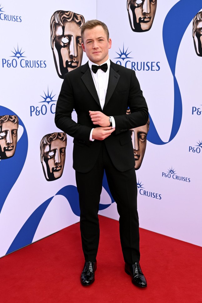 LONDON, ENGLAND - MAY 14: Taron Egerton attends the 2023 BAFTA Television Awards with P&O Cruises at The Royal Festival Hall on May 14, 2023 in London, England. (Photo by Jeff Spicer/BAFTA/Getty Images for BAFTA)