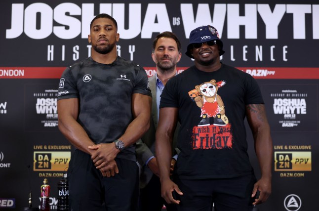 Anthony Joshua v Dillian Whyte 2 Press Conference