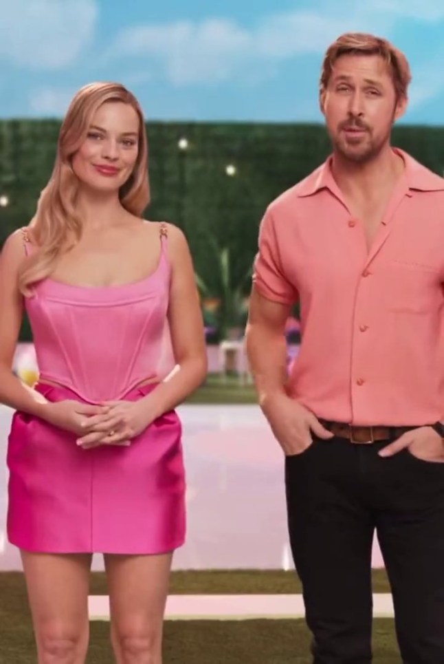 Picture 1001820719 08/07/2023 at 15:13 Owner : Metro_co_uk Local Feed Marked as viewed Margot Robbie loses it after Ryan Gosling makes real-life Ken blunder on Barbie tour Picture: warner bros