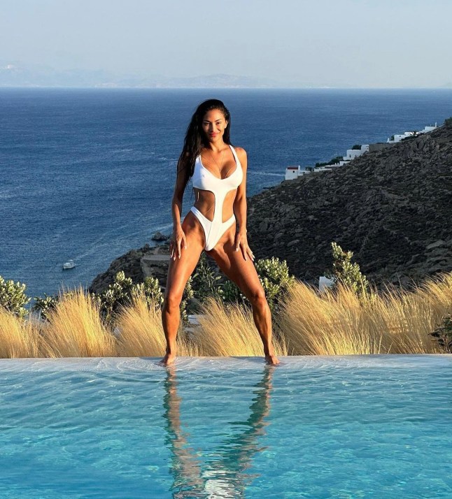 Nicole Scherzinger attacked online for sharing glam swimsuit pics amid the Hawaii wildfires