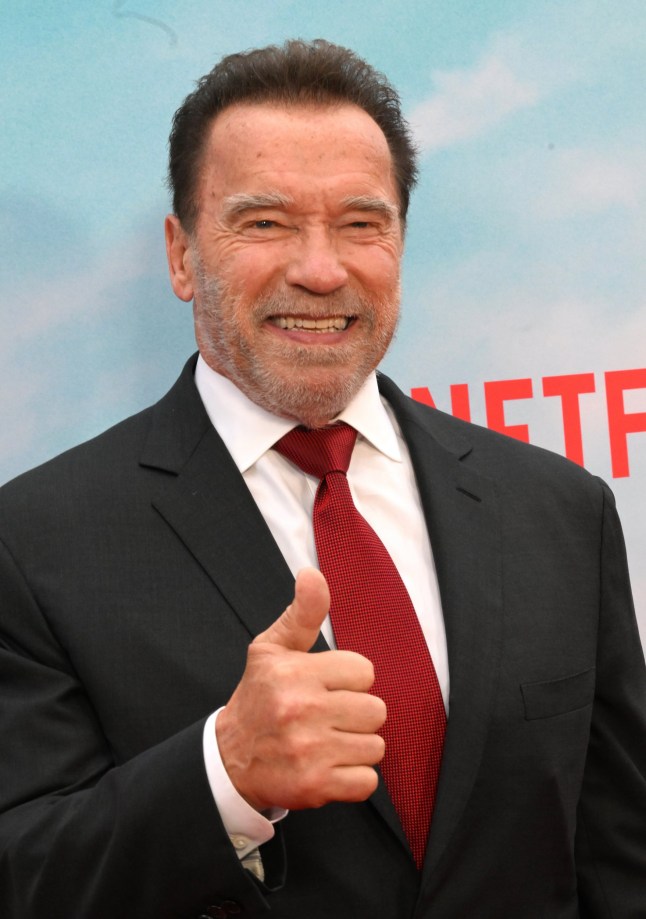 LOS ANGELES, CALIFORNIA - MAY 22: Arnold Schwarzenegger attends the Los Angeles Premiere Of Netflix's "FUBAR" held at The AMC Grove on May 22, 2023 in Los Angeles, California. (Photo by Albert L. Ortega/Getty Images)