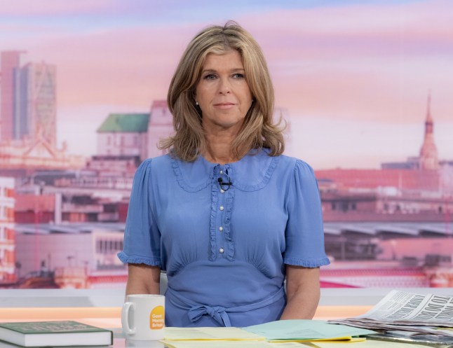 Editorial use only Mandatory Credit: Photo by Ken McKay/ITV/Shutterstock (14085942k) Kate Garraway 'Good Morning Britain' TV show, London, UK - 07 Sep 2023