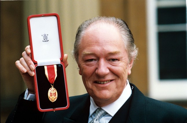 Mandatory Credit: Photo by Shutterstock (291649b) Michael Gambon INVESTITURE AT BUCKINGHAM PALACE, LONDON, BRITAIN - 1998