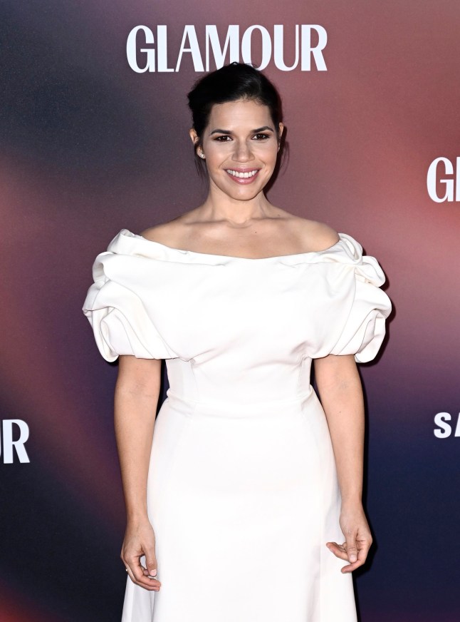 LONDON, ENGLAND - OCTOBER 17: America Ferrera attends the Glamour Women of The Year Awards 2023 at One Marylebone on October 17, 2023 in London, England. (Photo by Gareth Cattermole/Getty Images)