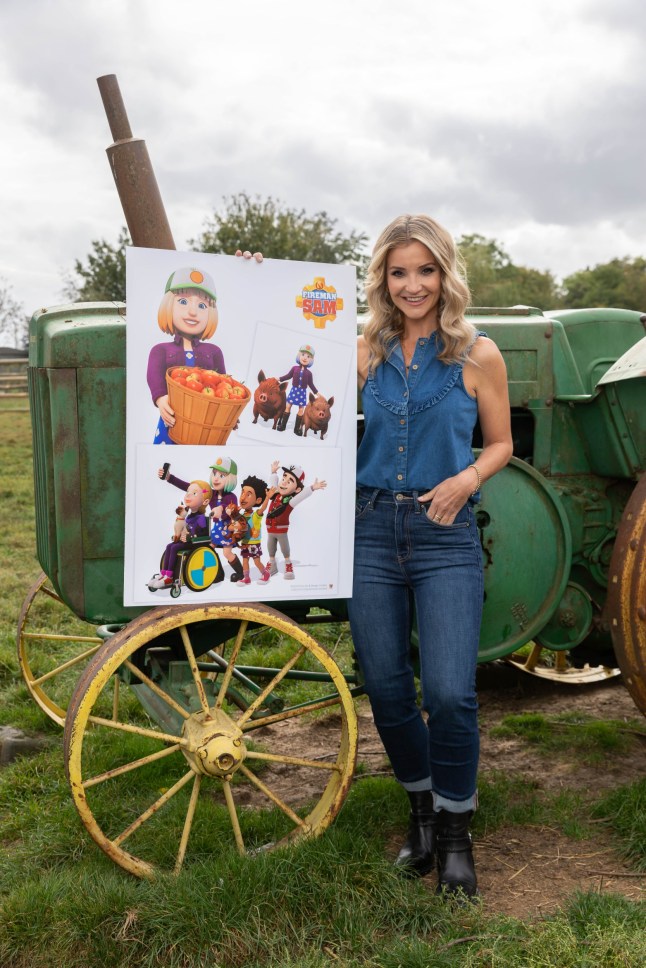 *** FREE FOR EDITORIAL USE *** Helen Skelton to voice new Fireman Sam character, as new action-packed series 15 launches. Speaking about her new role of Annie Morris, Helen Skelton said: ???I'm thrilled to be a part of the Fireman Sam family and lend my voice to the spirited character of Farmer Annie Morris. This series is packed with adventures and important life lessons for kids, and I can't wait for everyone to see it.???