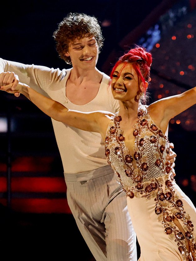 For use in UK, Ireland or Benelux countries only BBC handout photo of Bobby Brazier and Dianne Buswell during their appearance on the live show on Saturday for BBC1's Strictly Come Dancing. Picture date: Saturday October 21, 2023. PA Photo. See PA story SHOWBIZ Strictly. Photo credit should read: Guy Levy/BBC/PA Wire NOTE TO EDITORS: Not for use more than 21 days after issue. You may use this picture without charge only for the purpose of publicising or reporting on current BBC programming, personnel or other BBC output or activity within 21 days of issue. Any use after that time MUST be cleared through BBC Picture Publicity. Please credit the image to the BBC and any named photographer or independent programme maker, as described in the caption.