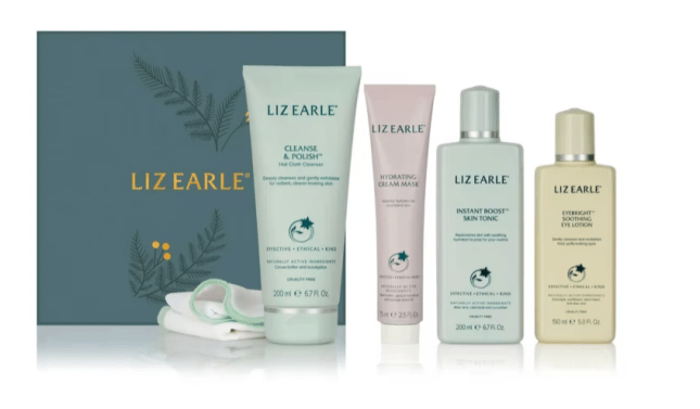 Liz Earle Glowing Hydration Routine 4-Piece Full Size