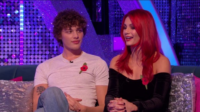 Dianne Buswell and Bobby Brazier 'disheartened' by Strictly judges' decision (Picture: BBC)