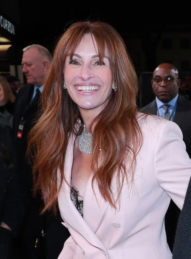 LONDON, ENGLAND - NOVEMBER 29: Julia Roberts attends the UK Special Screening of "Leave The World Behind" at The Curzon Mayfair on November 29, 2023 in London, England. (Photo by Dave Benett/WireImage)