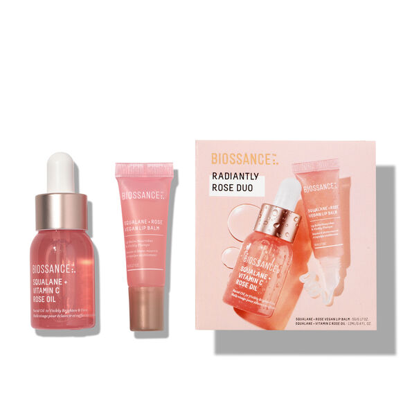 Biossance Radiantly Rose Duo from Space NK and perfect for Christmas