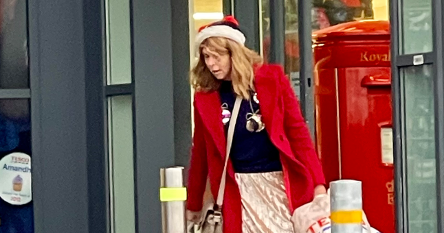 Kate Garraway leaves a north London Tesco store