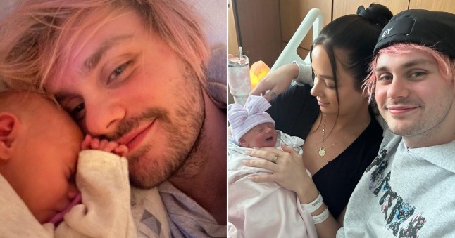 Michael Clifford and his wife Crystal Leigh are parents! (Picture: Instagram)