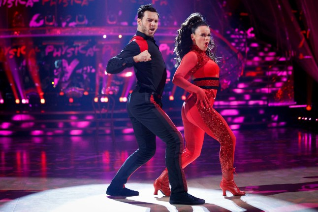 For use in UK, Ireland or Benelux countries only BBC handout photo of Ellie Leach and Vito Coppola during their appearance on the live show on Saturday for BBC1's Strictly Come Dancing. Issue date: Saturday December 9, 2023. See PA story SHOWBIZ Strictly. Photo credit should read: Guy Levy/BBC/PA Wire NOTE TO EDITORS: Not for use more than 21 days after issue. You may use this picture without charge only for the purpose of publicising or reporting on current BBC programming, personnel or other BBC output or activity within 21 days of issue. Any use after that time MUST be cleared through BBC Picture Publicity. Please credit the image to the BBC and any named photographer or independent programme maker, as described in the caption