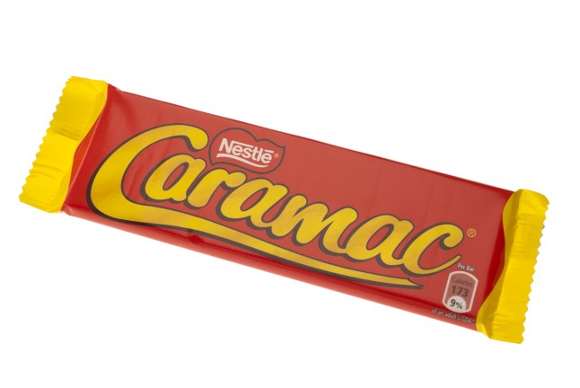 Mandatory Credit: Photo by Steve Meddle/REX/Shutterstock (1103525d) Bar of Nestle Caramac Chocolate Various