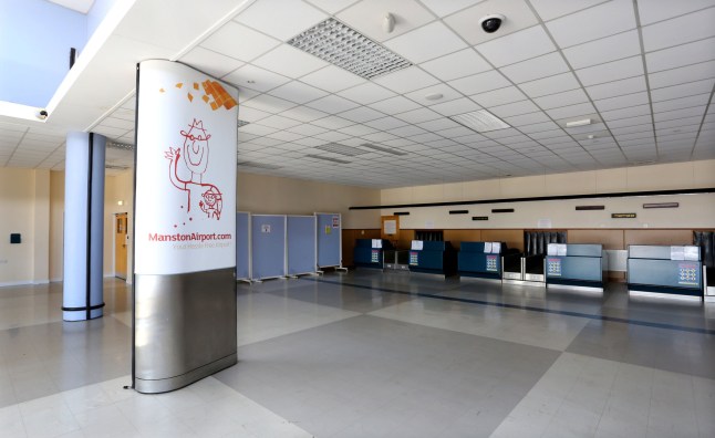 The scene at Manston Airport in Kent on the day of its closure as it failed to find an alternative viable option for staying open. PRESS ASSOCIATION Photo. Picture date: Thursday May 15, 2014. See PA story AIR Manston. Photo credit should read: Gareth Fuller/PA Wire