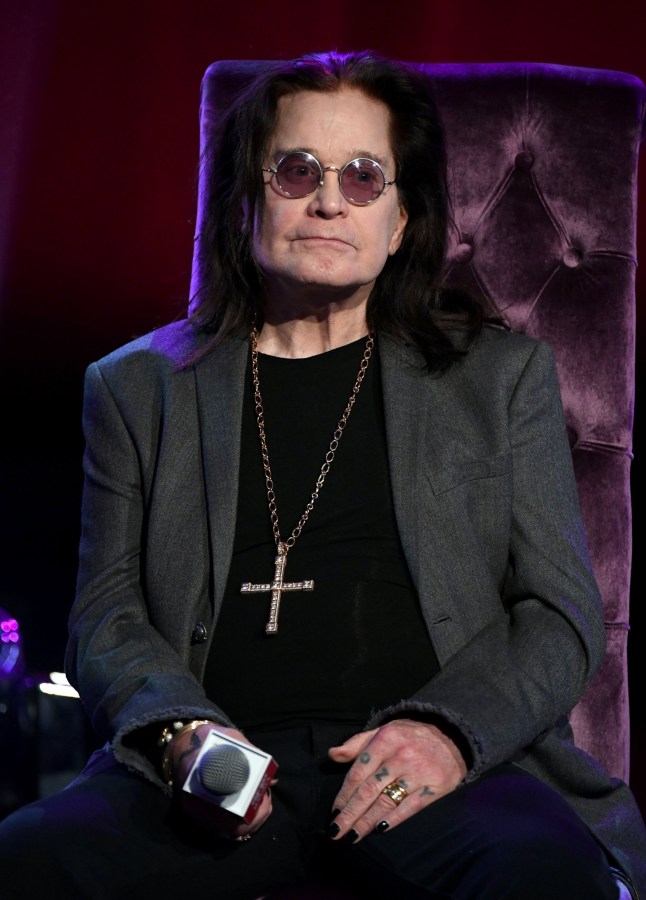 BURBANK, CALIFORNIA - FEBRUARY 24: Ozzy Osbourne speaks onstage at iHeartRadio ICONS with Ozzy Osbourne: In Celebration of Ordinary Man at iHeartRadio Theater on February 24, 2020 in Burbank, California. (Photo by Kevin Winter/Getty Images for iHeartMedia )