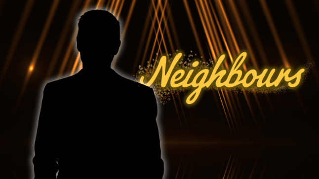 Silhouette of a man nominated for Neighbours Emmys