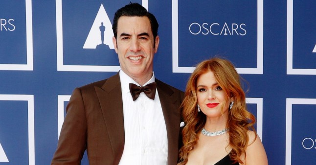 Sacha Baron Cohen and Isla Fisher