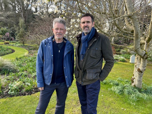 Gardeners' World 2024,19-04-2024,6,Adam Clayton, Adam Frost,Adam Clayton in his garden at Danesmoate with Adam Frost,BBC Studios,BBC Studios