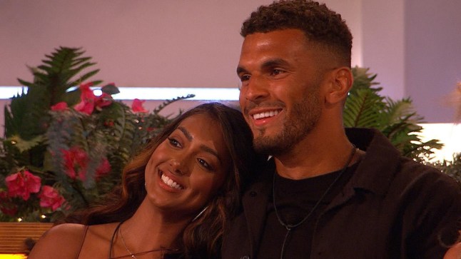 Editorial Use Only. No Merchandising. No Commercial Use Mandatory Credit: Photo by ITV/REX/Shutterstock (13781514au) Sanam Harrinanan and Kai Fagan 'Love Island' TV show, Series 9, Episode 40, South Africa - 24 Feb 2023 Two New Bombshells Arrive and Start Dating Shaq and Tanya Come to an Agreement Rosie and Keanan Enter the Villa Casey and Rosie Catch Up Islanders Are Shocked by an Unexpected Text