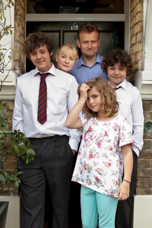 Television Programme: Outnumbered, with Hugh Dennis, Claire Skinner, Tyger Drew-Honey, Daniel Roche and Ramona Marquez. 414211-outnumbered-2011.jpg