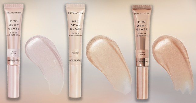 Image of new Revolution Pro Dewy Glaze Serum Highlighter