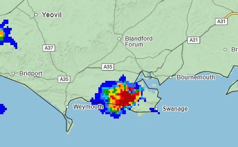 Eye of the storm... uh oh (Picture: Met Office)