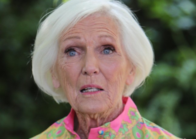 Mary Berry at the Chelsea Flower Show