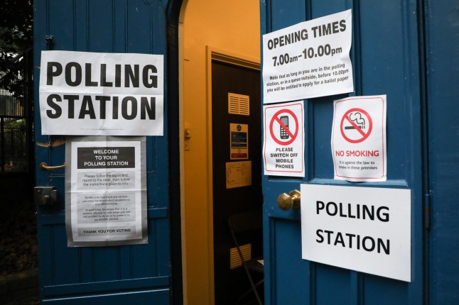 A polling station at St John School Nursery in London, United Kingdom on 12 December, 2019. (Photo by Beata Zawrzel/NurPhoto via Getty Images)